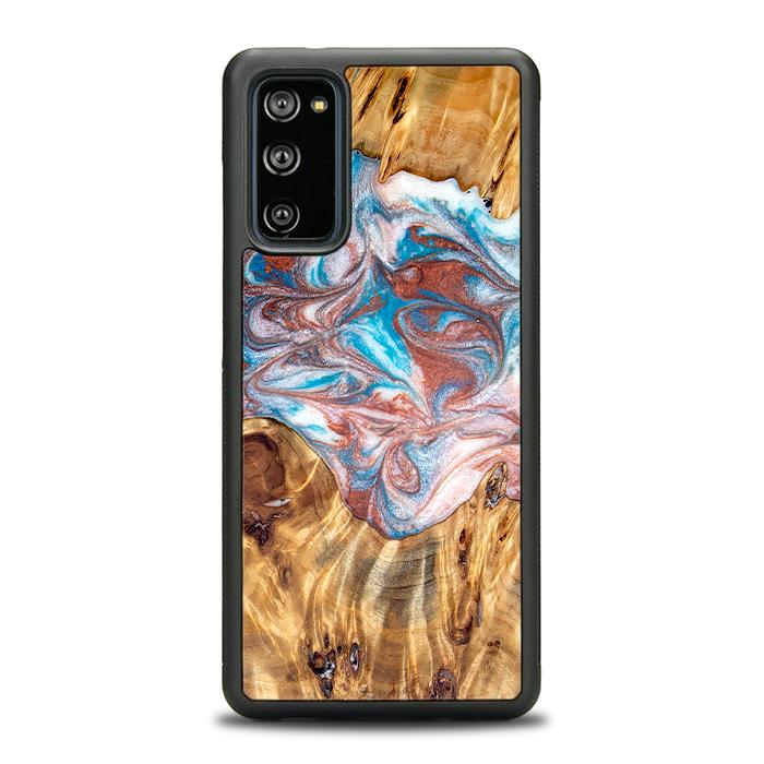 Samsung Galaxy S20 FE Handyhülle aus Harz und Holz - Synergy#D138