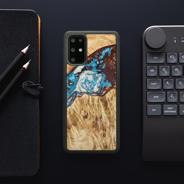 Samsung Galaxy S20 Plus Etui na telefon z żywicy i drewna - SYNERGY#B12