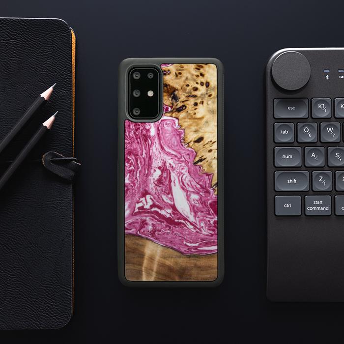 Samsung Galaxy S20 Plus Etui na telefon z żywicy i drewna - Synergy#129