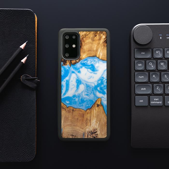Samsung Galaxy S20 Plus Etui na telefon z żywicy i drewna - Synergy# A34