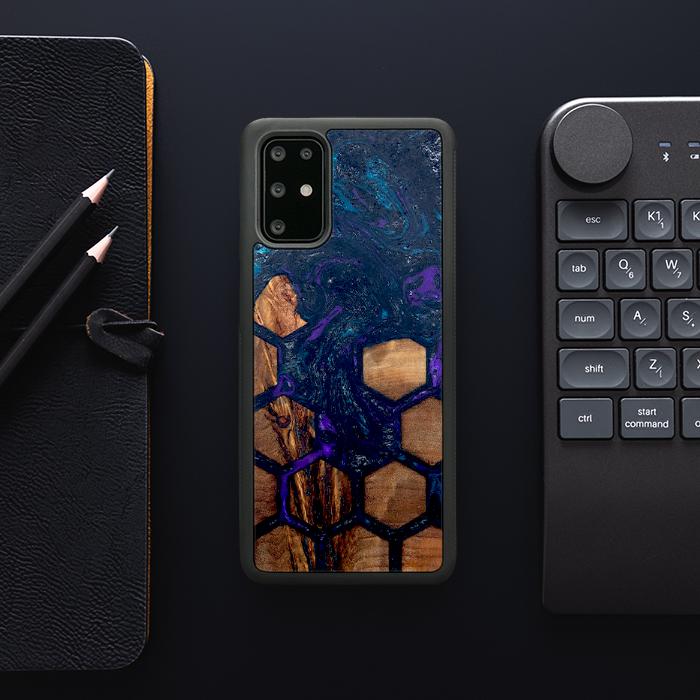 Samsung Galaxy S20 Plus Resin & Wood Phone Case - Synergy#D106