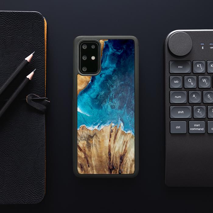 Samsung Galaxy S20 Plus Etui na telefon z żywicy i drewna - Synergy#D126