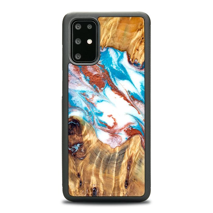 Samsung Galaxy S20 Plus Handyhülle aus Harz und Holz - Synergy#D137