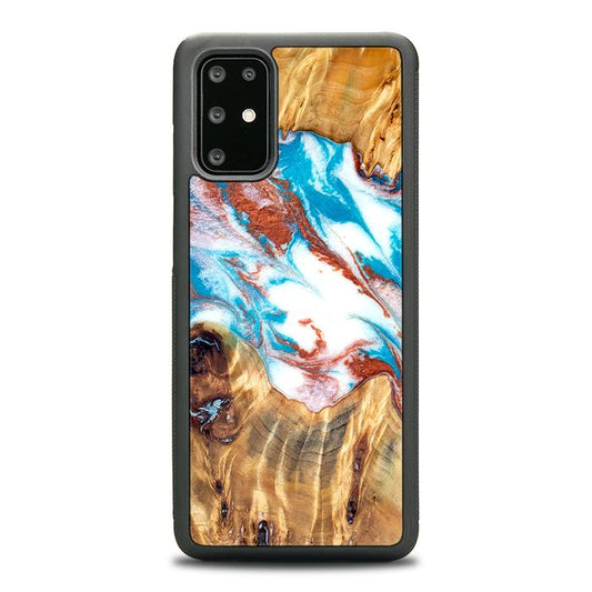 Samsung Galaxy S20 Plus Handyhülle aus Harz und Holz - Synergy#D137