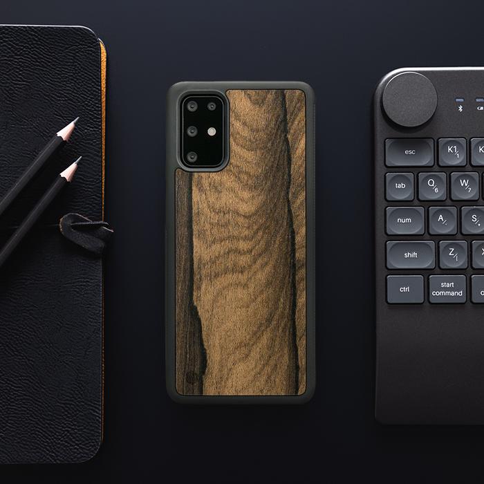 Samsung Galaxy S20 Plus Handyhülle aus Holz - Ziricote