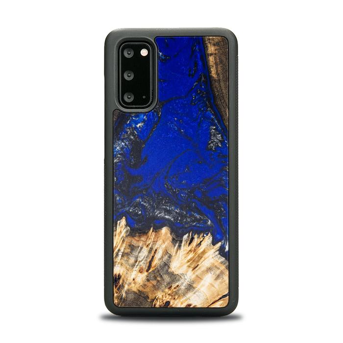 Etui na telefon Samsung Galaxy S20 wykonane z żywicy i drewna - SYNERGY#176