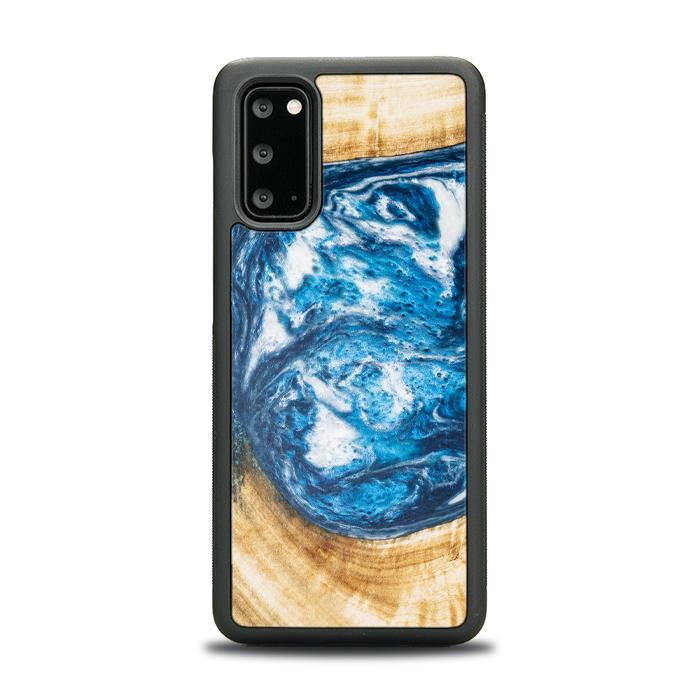 Etui na telefon Samsung Galaxy S20 wykonane z żywicy i drewna - SYNERGY#350