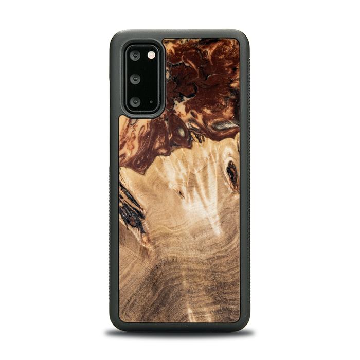 Etui na telefon Samsung Galaxy S20 wykonane z żywicy i drewna - SYNERGY#A100