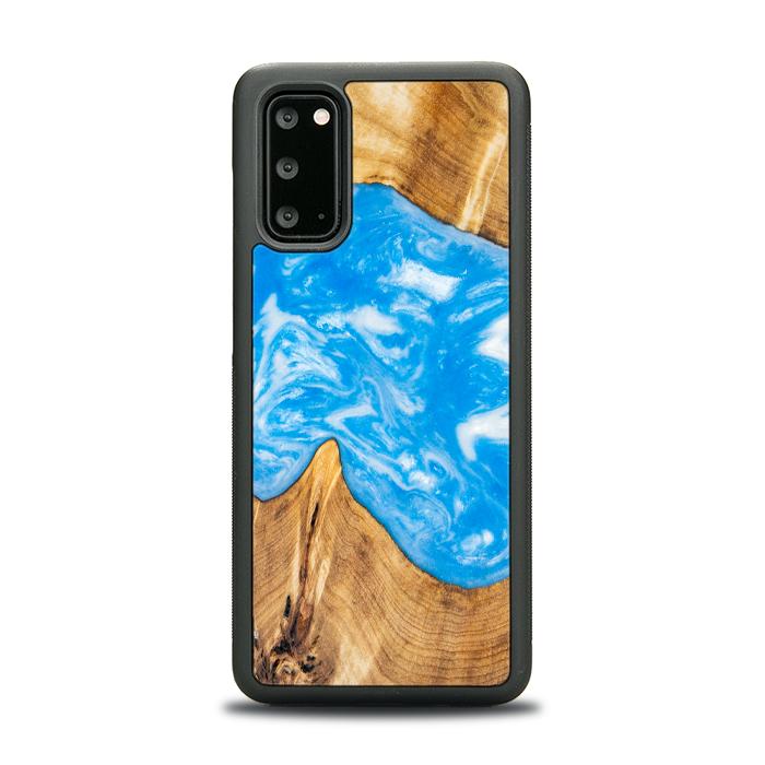 Etui na telefon Samsung Galaxy S20 wykonane z żywicy i drewna - SYNERGY#A26