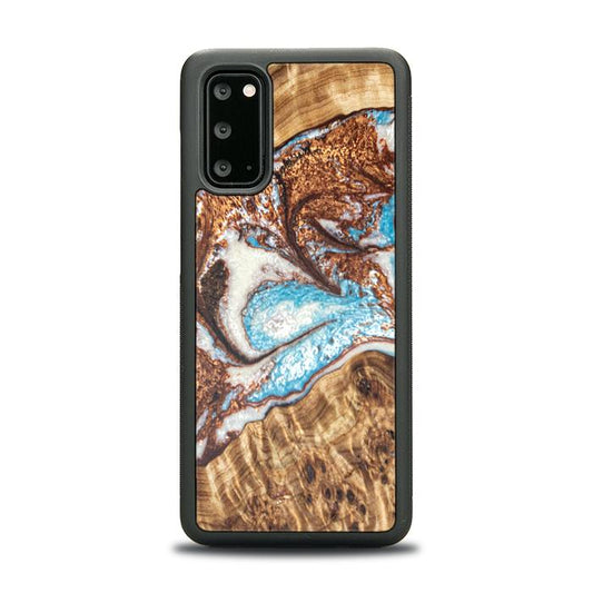 Samsung Galaxy S20 Handyhülle aus Kunstharz und Holz - Synergy#B11