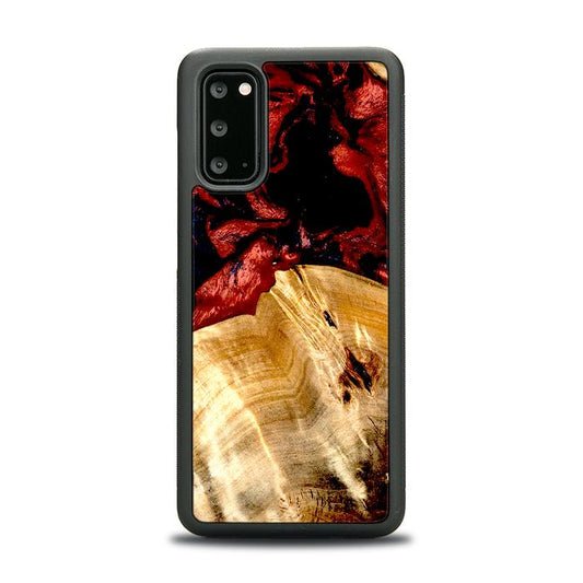 Samsung Galaxy S20 Handyhülle aus Harz und Holz - Synergy#D117