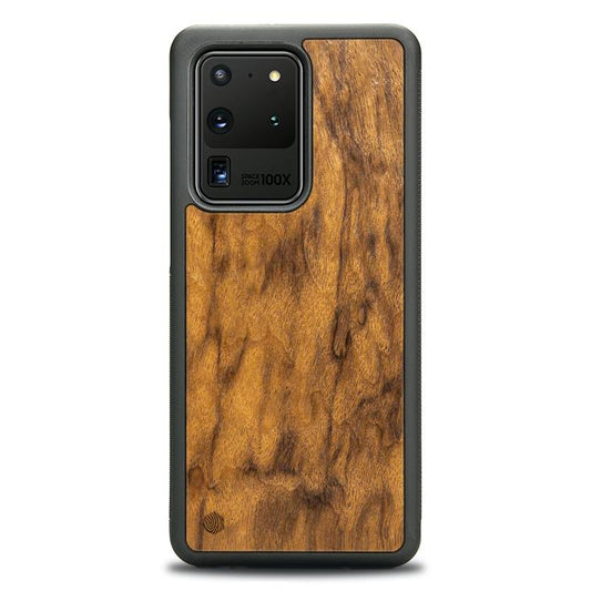 Samsung Galaxy S20 Ultra Handyhülle aus Holz - Imbuia