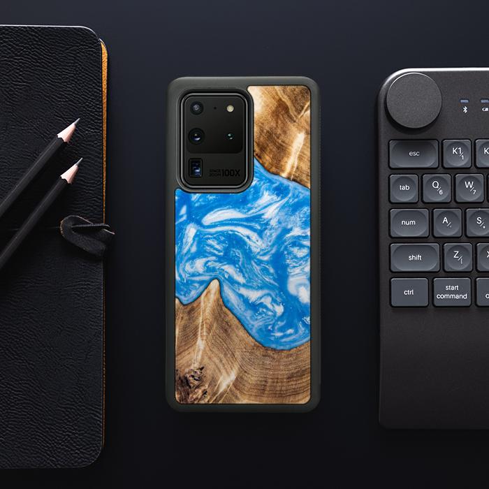 Samsung Galaxy S20 Ultra Etui na telefon z żywicy i drewna - SYNERGY#325
