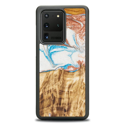 Samsung Galaxy S20 Ultra Etui na telefon z żywicy i drewna - SYNERGY#47