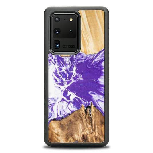 Samsung Galaxy S20 Ultra Etui na telefon z żywicy i drewna - SYNERGY# A78