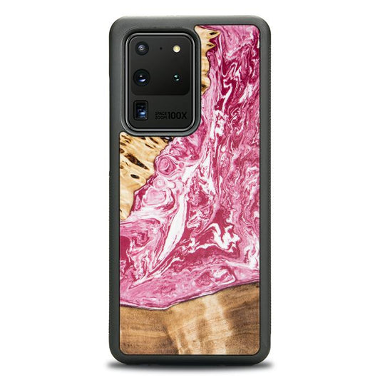 Samsung Galaxy S20 Ultra Etui na telefon z żywicy i drewna - SYNERGY# A99
