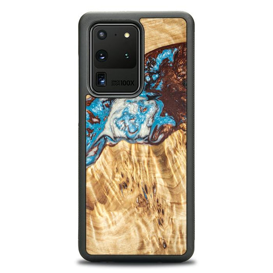 Samsung Galaxy S20 Ultra Etui na telefon z żywicy i drewna - SYNERGY#B12