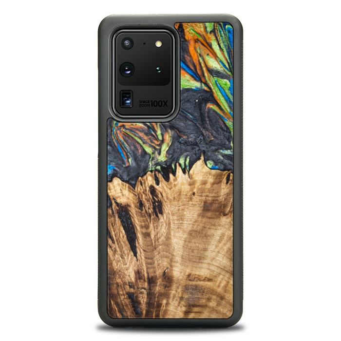 Samsung Galaxy S20 Ultra Handyhülle aus Kunstharz und Holz - SYNERGY#C22