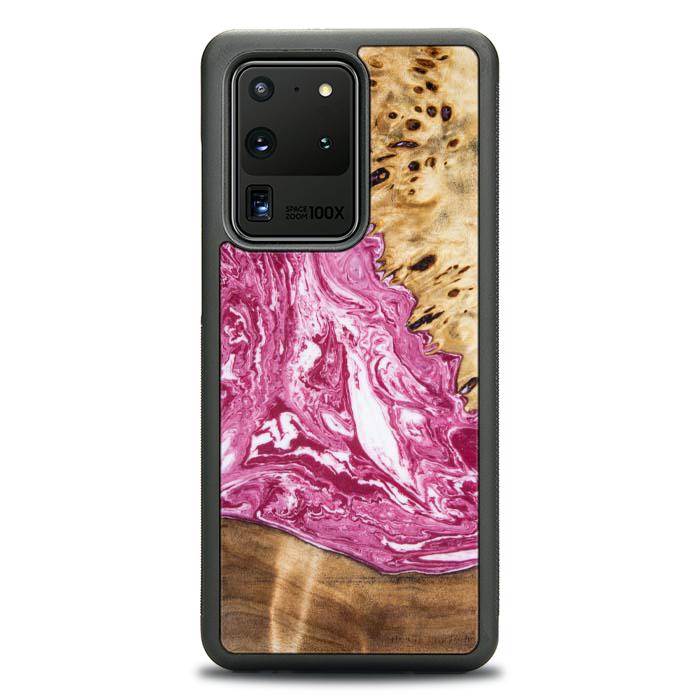 Samsung Galaxy S20 Ultra Handyhülle aus Kunstharz und Holz - Synergy#129