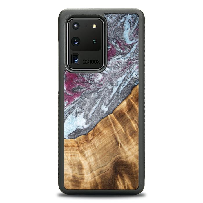 Samsung Galaxy S20 Ultra Etui na telefon z żywicy i drewna - Synergy#C12