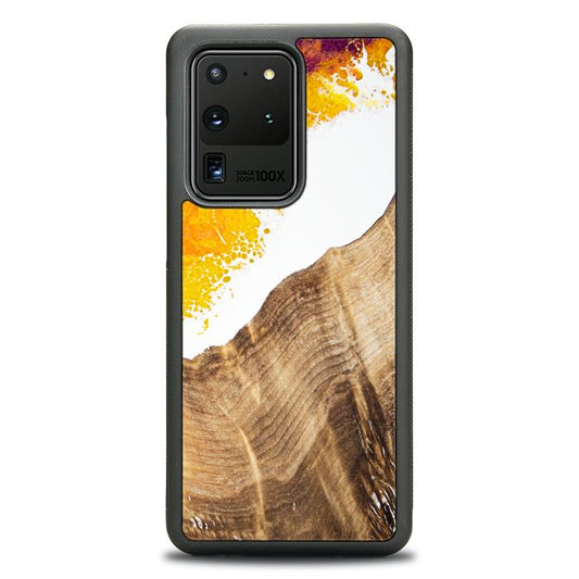Samsung Galaxy S20 Ultra Handyhülle aus Kunstharz und Holz - Synergy#C28