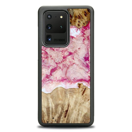 Samsung Galaxy S20 Ultra Etui na telefon z żywicy i drewna - Synergy#D101