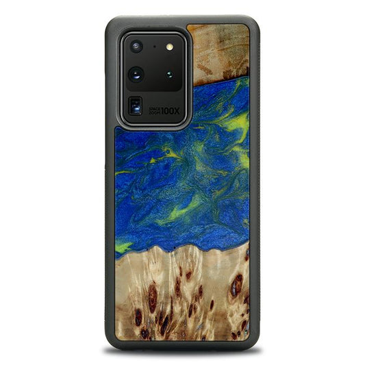 Samsung Galaxy S20 Ultra Handyhülle aus Kunstharz und Holz - Synergy#D102