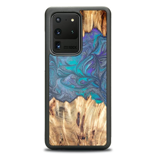 Samsung Galaxy S20 Ultra Handyhülle aus Harz und Holz - Synergy#D107