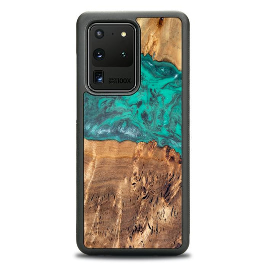 Samsung Galaxy S20 Ultra Handyhülle aus Harz und Holz - Synergy#D111