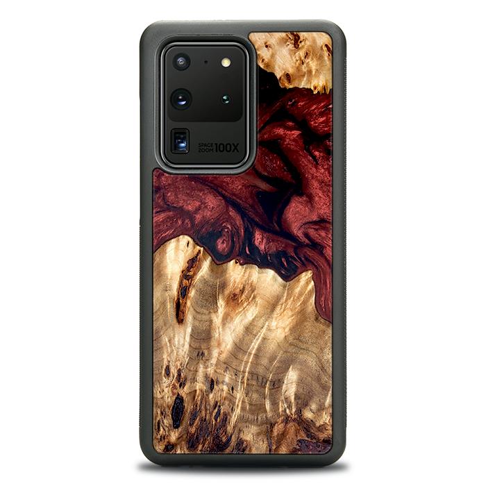 Samsung Galaxy S20 Ultra Etui na telefon z żywicy i drewna - Synergy#D121