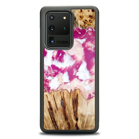 Samsung Galaxy S20 Ultra Etui na telefon z żywicy i drewna - Synergy#D124