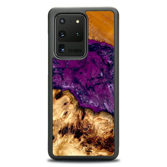 Samsung Galaxy S20 Ultra Handyhülle aus Harz und Holz - Synergy#D130