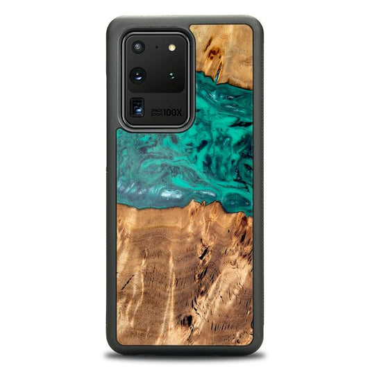 Samsung Galaxy S20 Ultra Handyhülle aus Harz und Holz - Synergy#D133