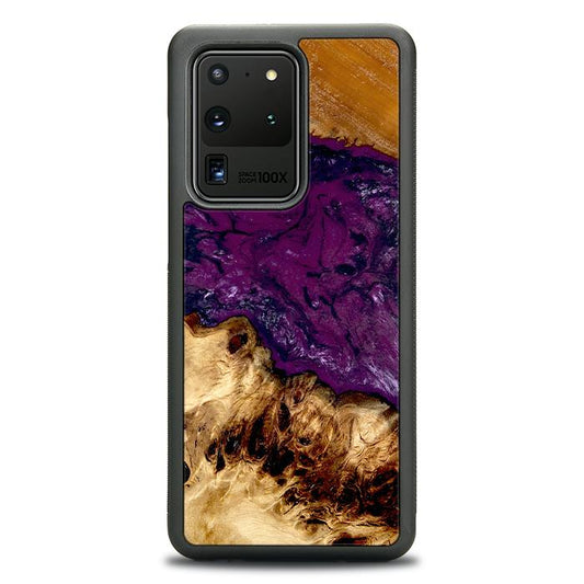 Samsung Galaxy S20 Ultra Handyhülle aus Harz und Holz - Synergy#D134