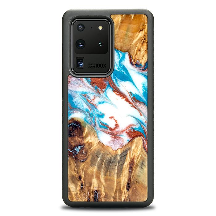 Samsung Galaxy S20 Ultra Handyhülle aus Harz und Holz - Synergy#D137