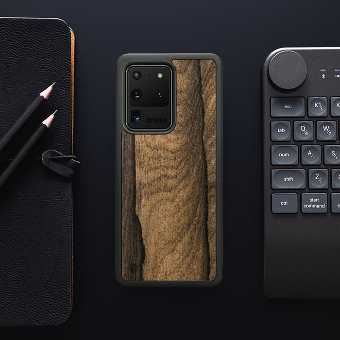 Samsung Galaxy S20 Ultra Handyhülle aus Holz - Ziricote