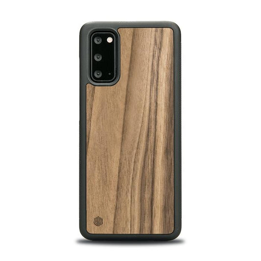 Samsung Galaxy S20 Handyhülle aus Holz - Nussbaum