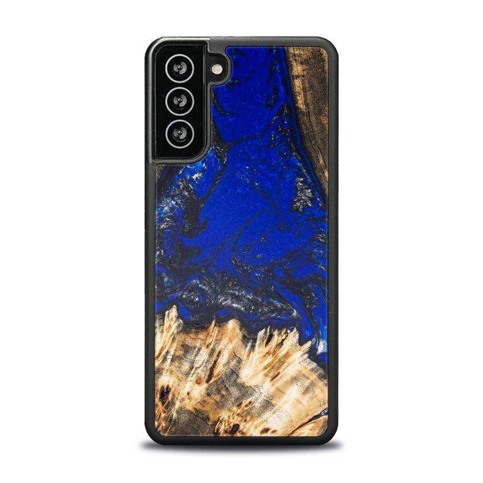 Samsung Galaxy S21 FE Etui na telefon z żywicy i drewna - SYNERGY#176