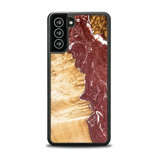Samsung Galaxy S21 FE Resin & Wood Phone Case - SYNERGY#316