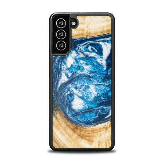 Samsung Galaxy S21 FE Etui na telefon z żywicy i drewna - SYNERGY#350