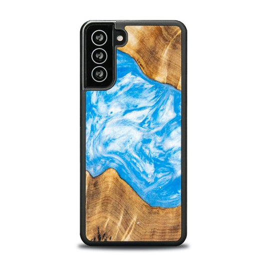 Samsung Galaxy S21 FE Resin & Wood Phone Case - SYNERGY#A28