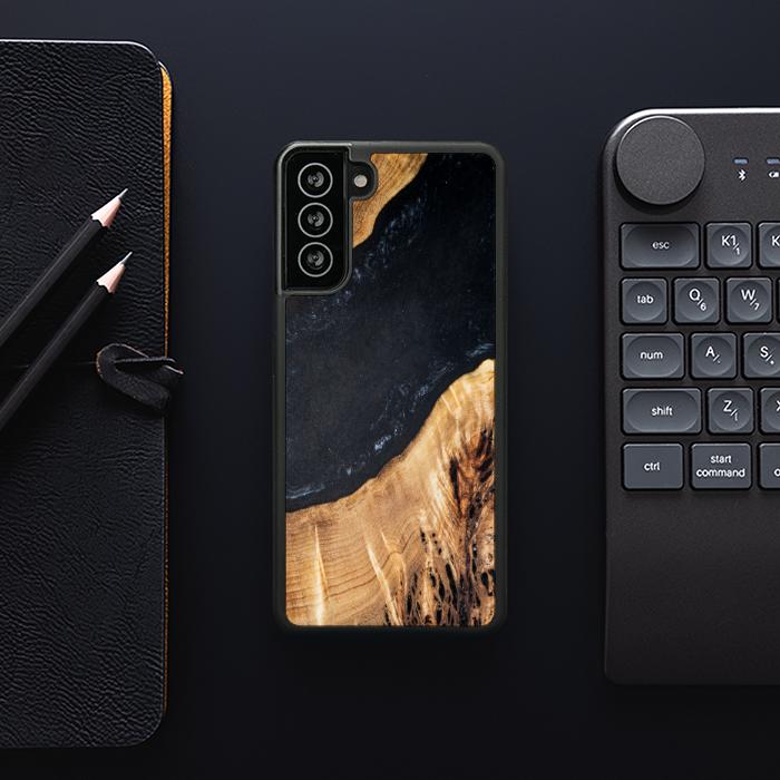 Samsung Galaxy S21 FE Etui na telefon z żywicy i drewna - SYNERGY#A53
