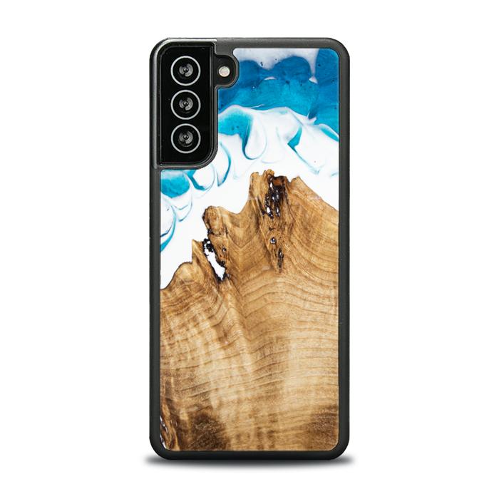 Samsung Galaxy S21 FE Handyhülle aus Kunstharz und Holz - SYNERGY#C41