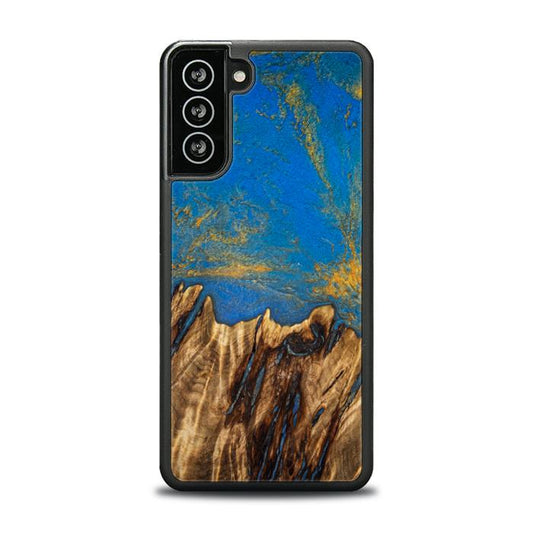 Samsung Galaxy S21 FE Etui na telefon z żywicy i drewna - SYNERGY#C43