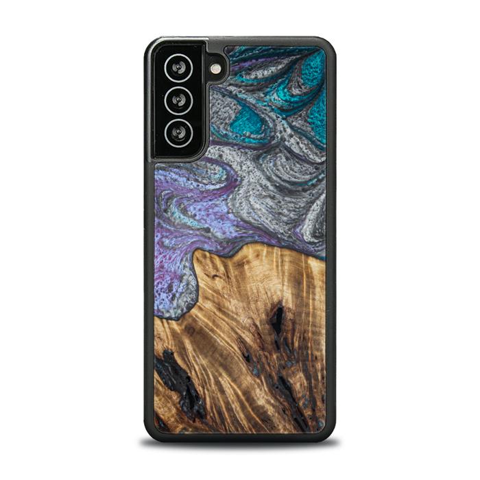 Samsung Galaxy S21 FE Handyhülle aus Kunstharz und Holz - SYNERGY#C47