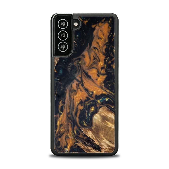 Samsung Galaxy S21 FE Etui na telefon z żywicy i drewna - Synergy#162