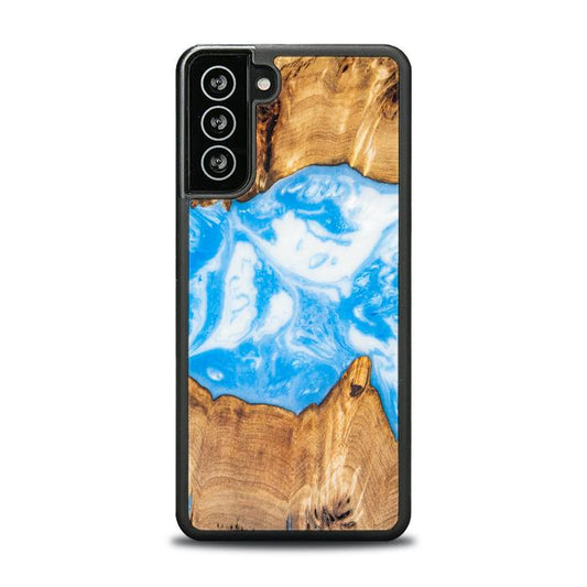 Samsung Galaxy S21 FE Resin & Wood Phone Case - Synergy#A34