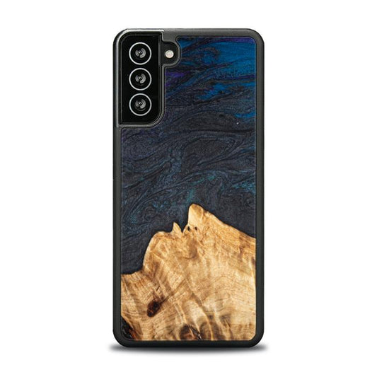 Samsung Galaxy S21 FE Resin & Wood Phone Case - Synergy#C5