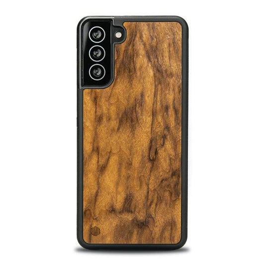 Samsung Galaxy S21 Plus Handyhülle aus Holz - Imbuia