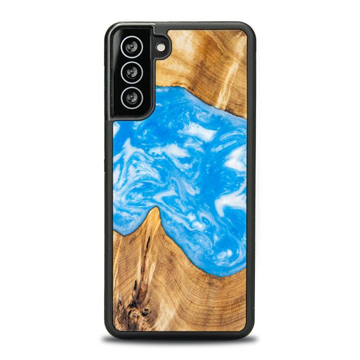 Samsung Galaxy S21 Plus Etui na telefon z żywicy i drewna - SYNERGY#A26